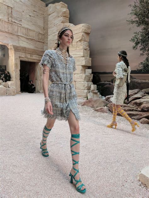 chanel cruise last show grand palais|Chanel Resort 2018’s Greek Goddesses Take the .